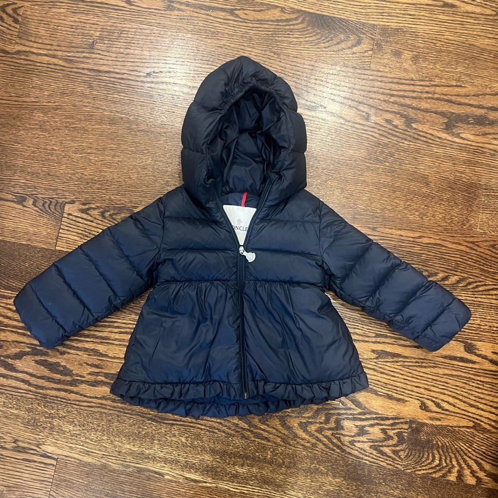 Moncler Navy blue toddler jacket